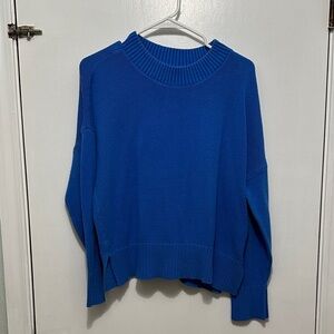Sonoma Vibrant Blue Women's Crew Neck Sweater